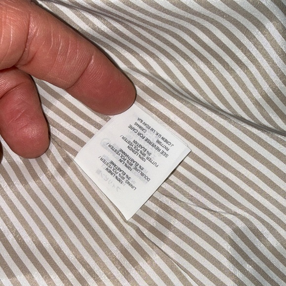 J. Crew Women's Beige Blazer with Gold Buttons - Picture 7 of 8